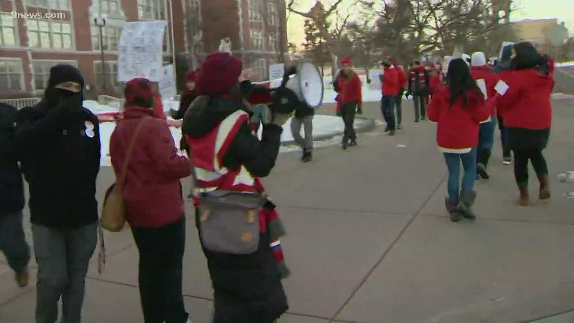 On day 2 of the Denver teachers strike, both sides are set to meet at 10 a.m. for a new round of negotiations.