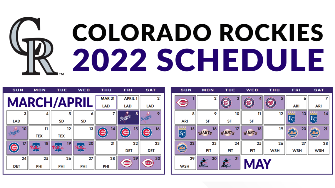 Colorado Rockies 2022 schedule: Regular season calendar, tickets