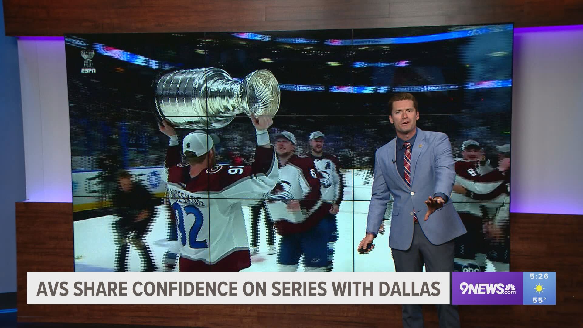 Scotty Gange shares how the Avalanche have the 'perfect mix' for game one in Dallas.