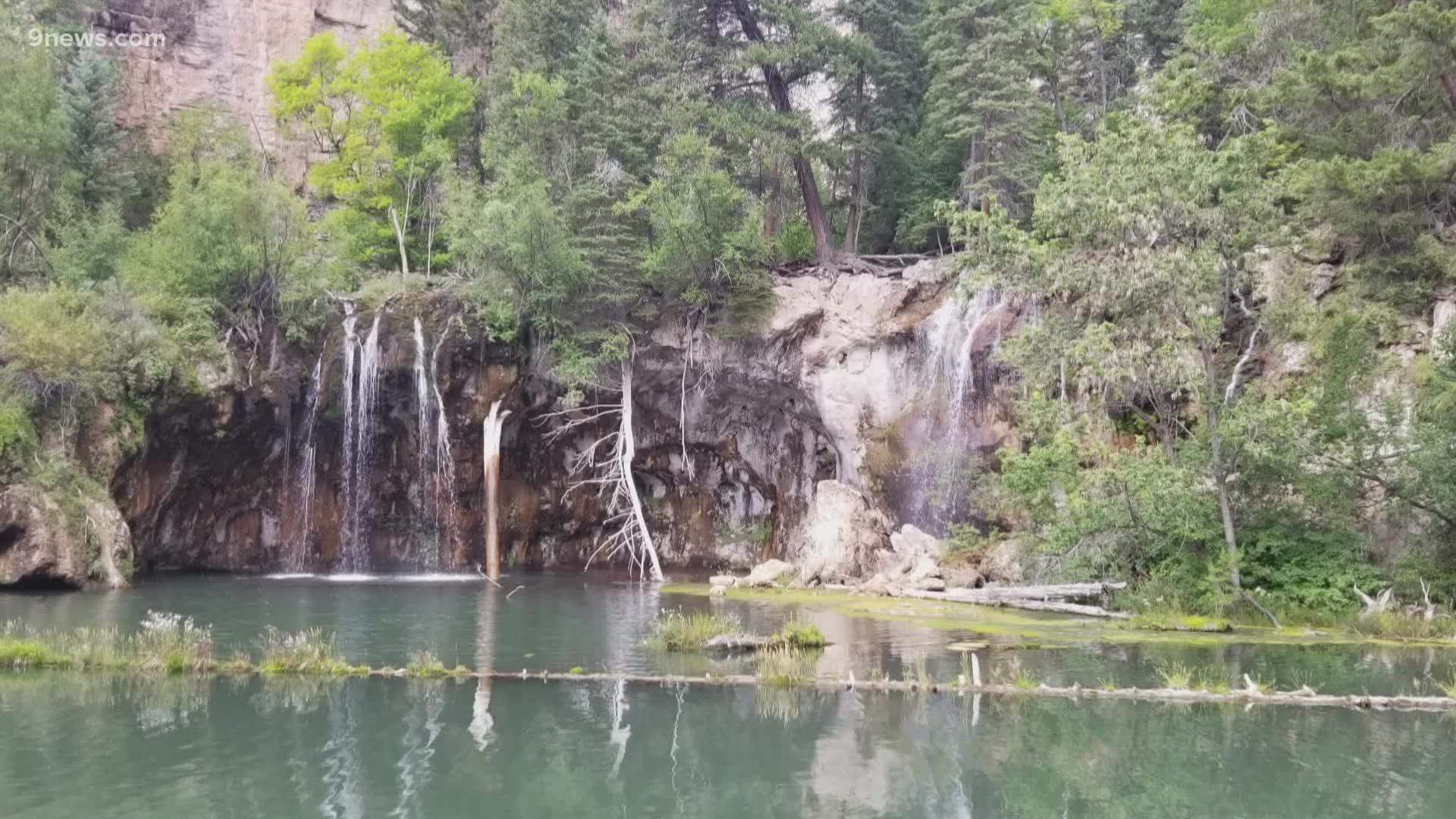 Officials announced that while Hanging Lake was spared from the mudslides, the trail will need to be reconstructed.