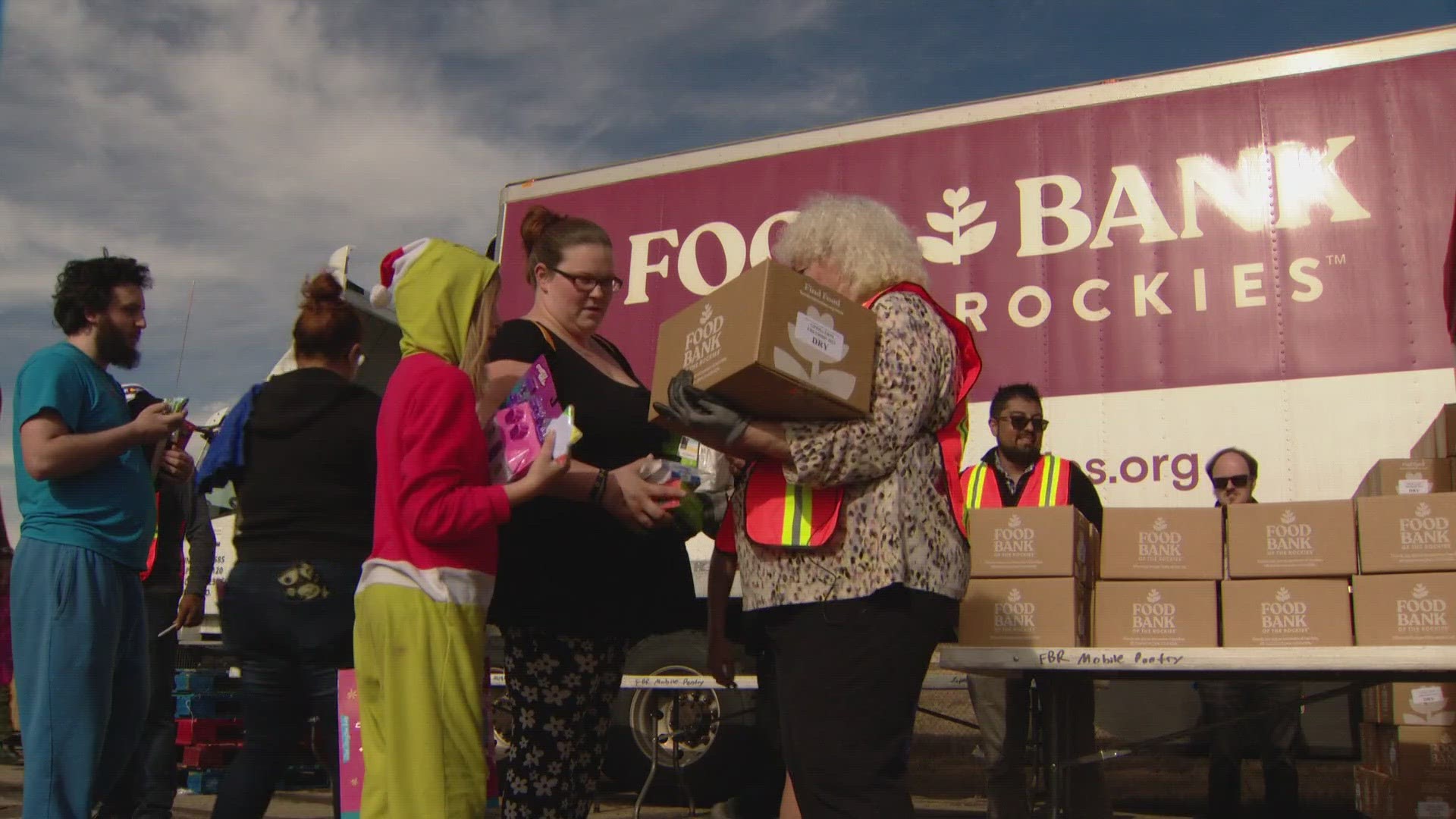 Operation Freebird is now in its 19th year.   The Adams County Sheriff's Office together with Food Bank of the Rockies supplies food to families for Thanksgiving.