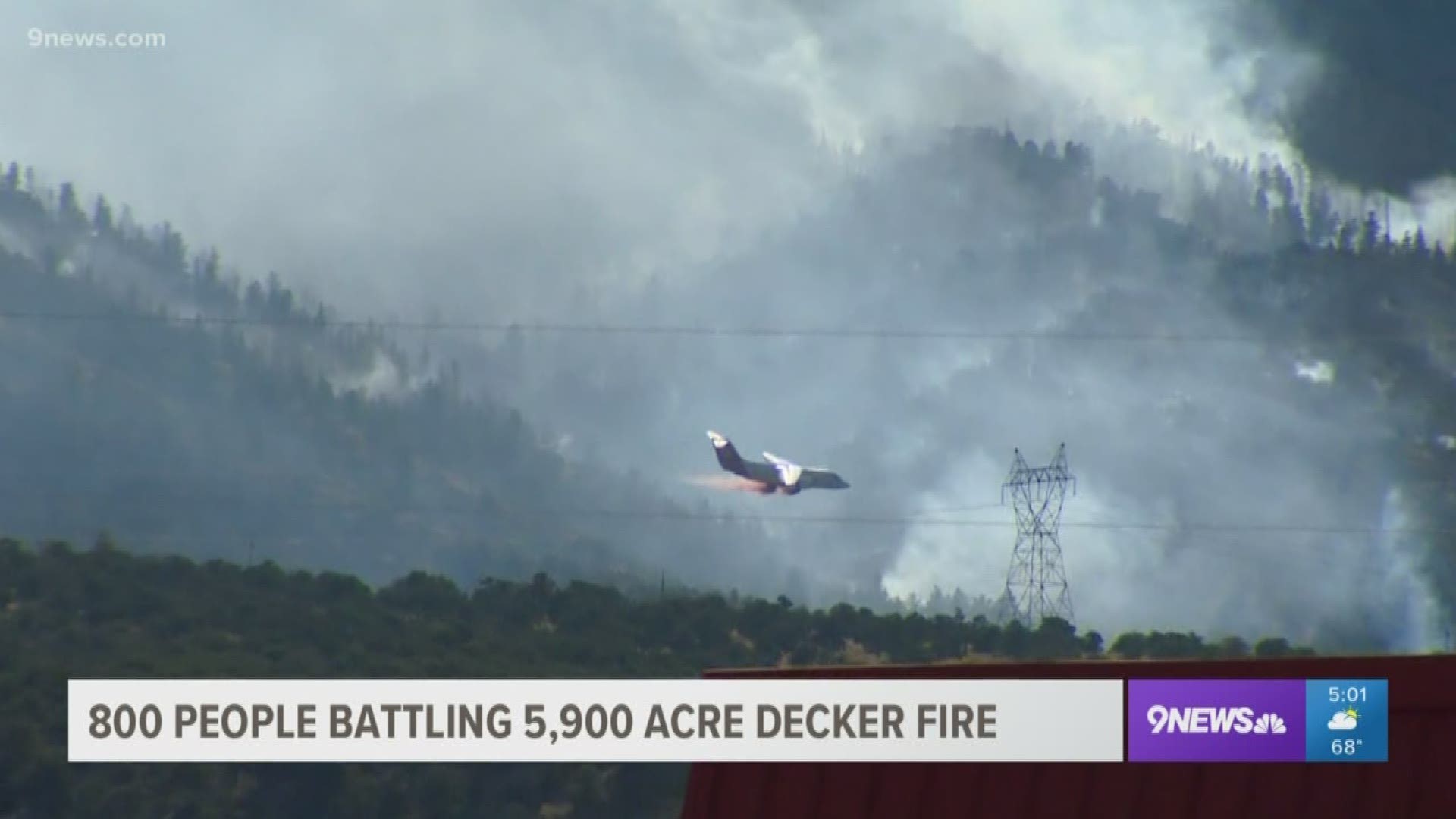 The wildfire near Salida has burned 5,921 acres. At least two structures have burned, and more are at-risk.