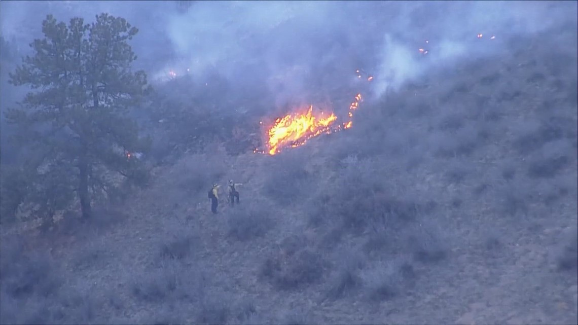 Fire in Golden Gate Canyon under control