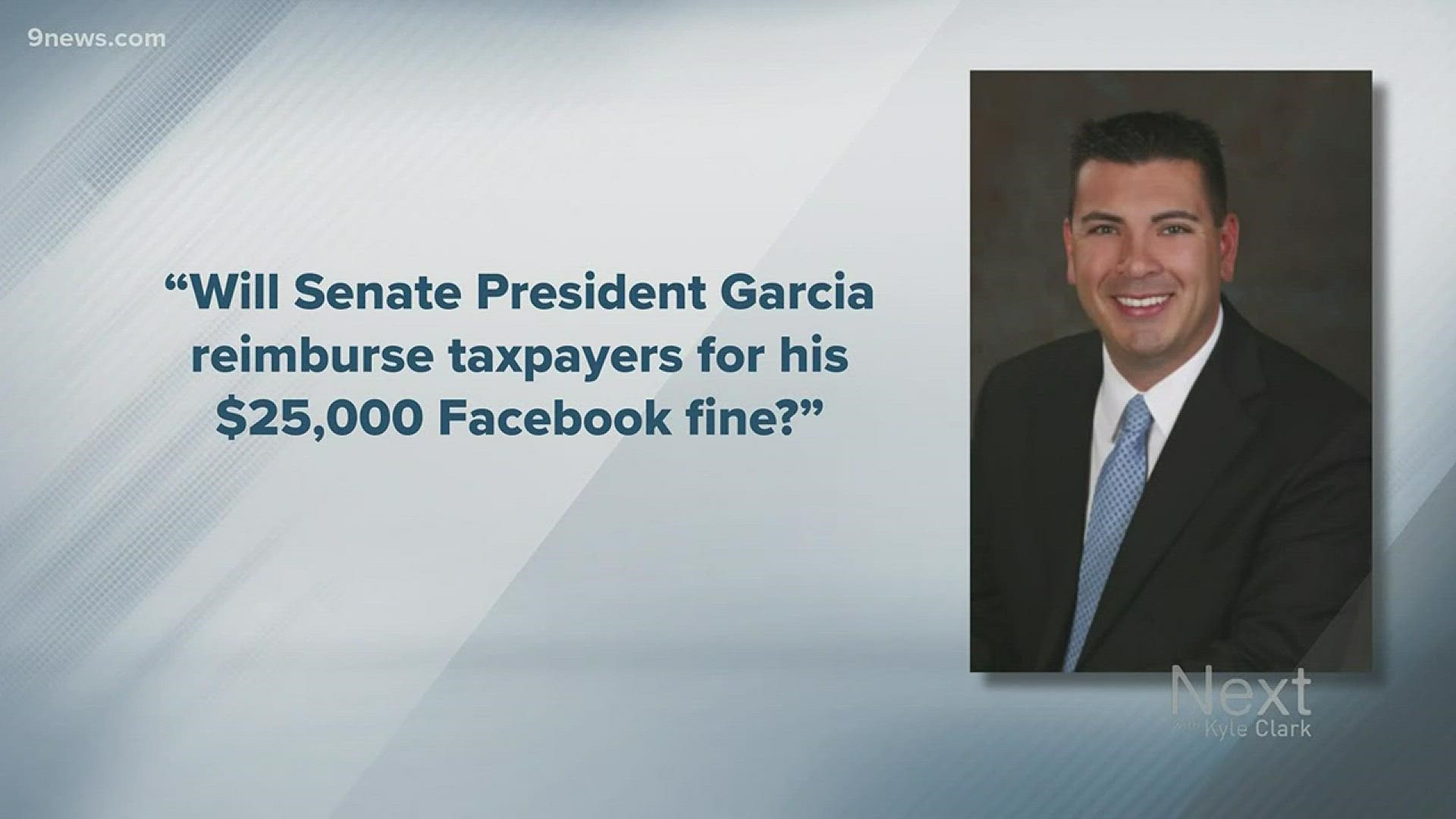 Colorado taxpayers shelled out $25,000 to a constituent that Garcia blocked on Facebook because the guy dared to criticize him.