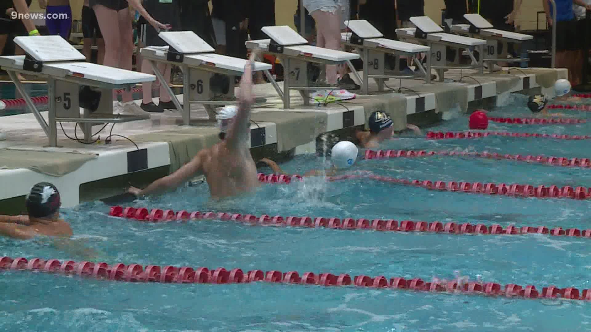 Cherry Creek leads record-breaking day at 5A state swimming meet 9news