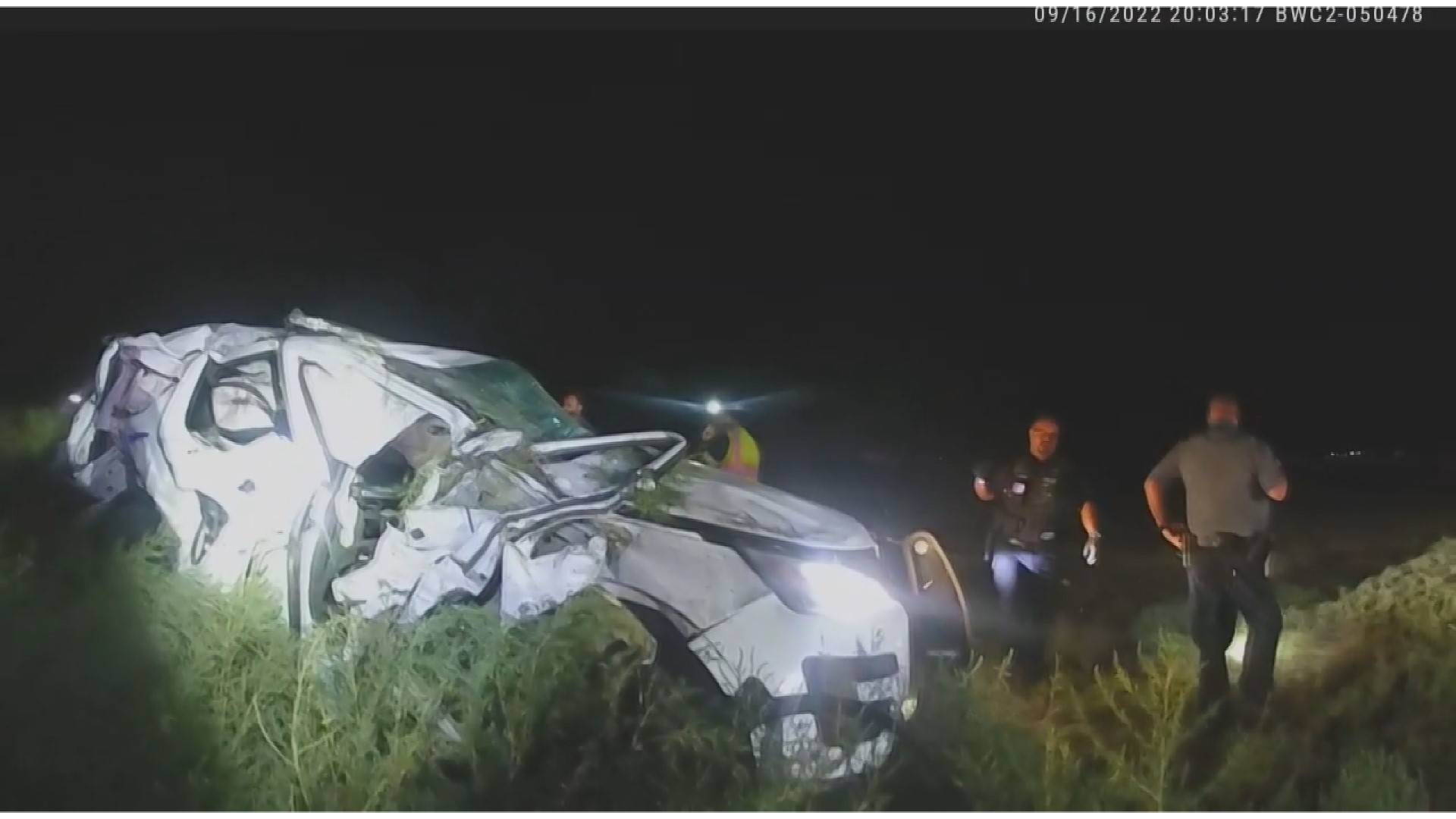 Police car train crash Platteville officer explains actions