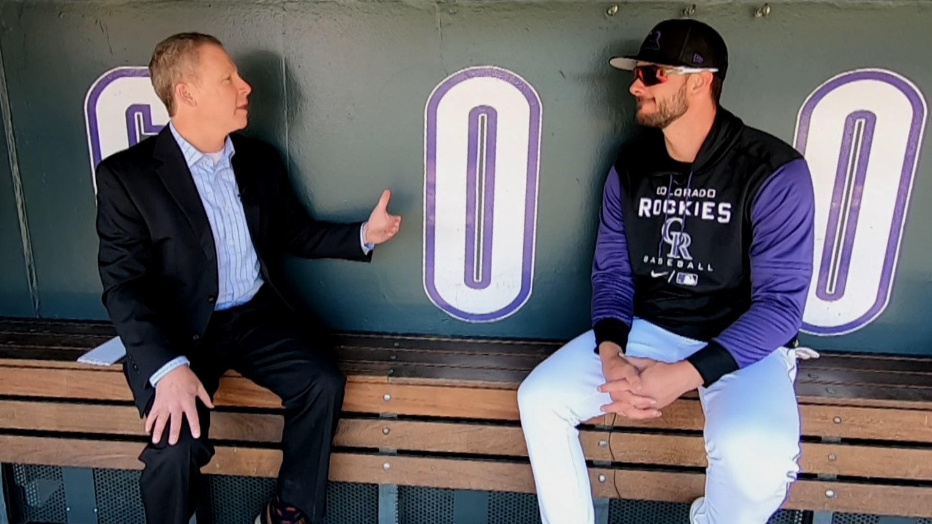 9NEWS Sports Director Rod Mackey sat down the Rockies' new star third baseman in the Coors Field dugout.