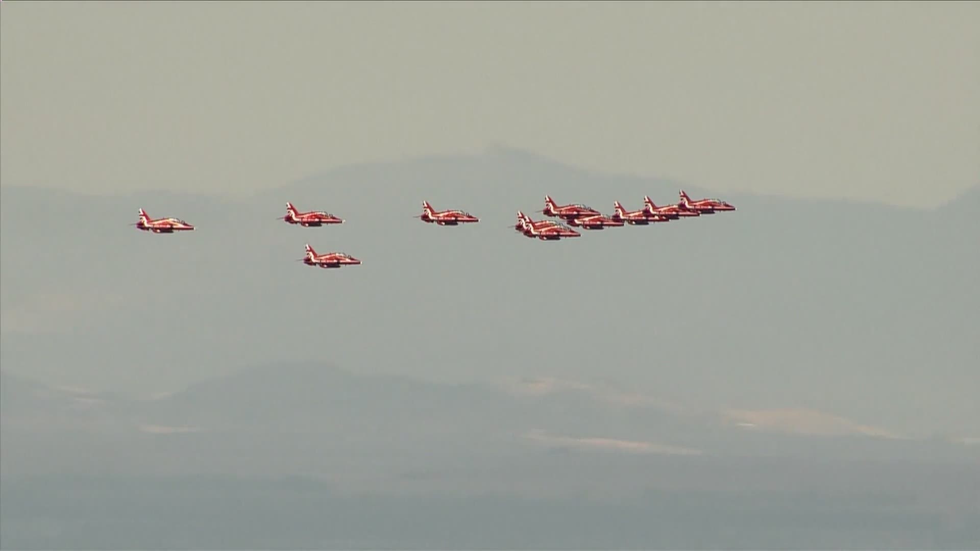 Flying distinctive Hawk jets, the Royal Air Force Aerobatic Team on Tuesday is making stops and performing fly-bys at the Rocky Mountain Metropolitan Airport and the U.S. Air Force Academy, according to a news release from the airport.