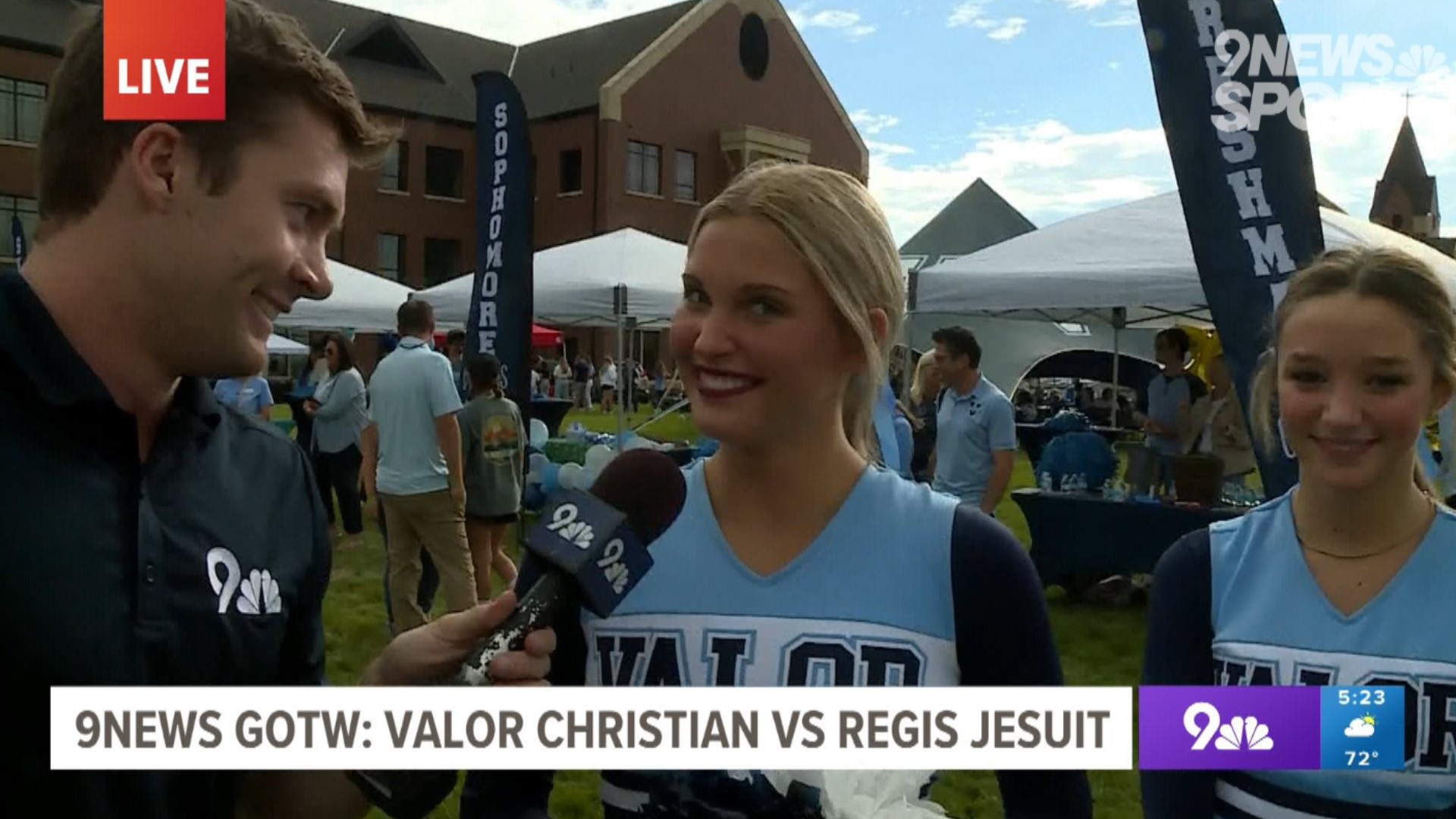 Valor Christian gets fired up with a Game of the Week Pep Rally! 9news