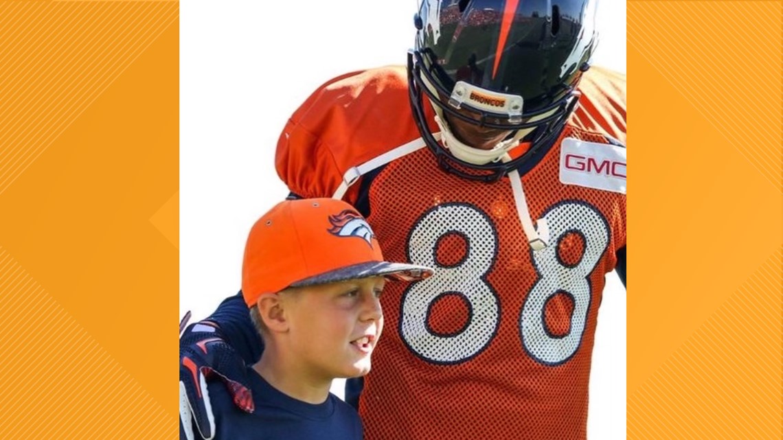 Denver Broncos Demaryius Thomas 2010 Forever thank you for the