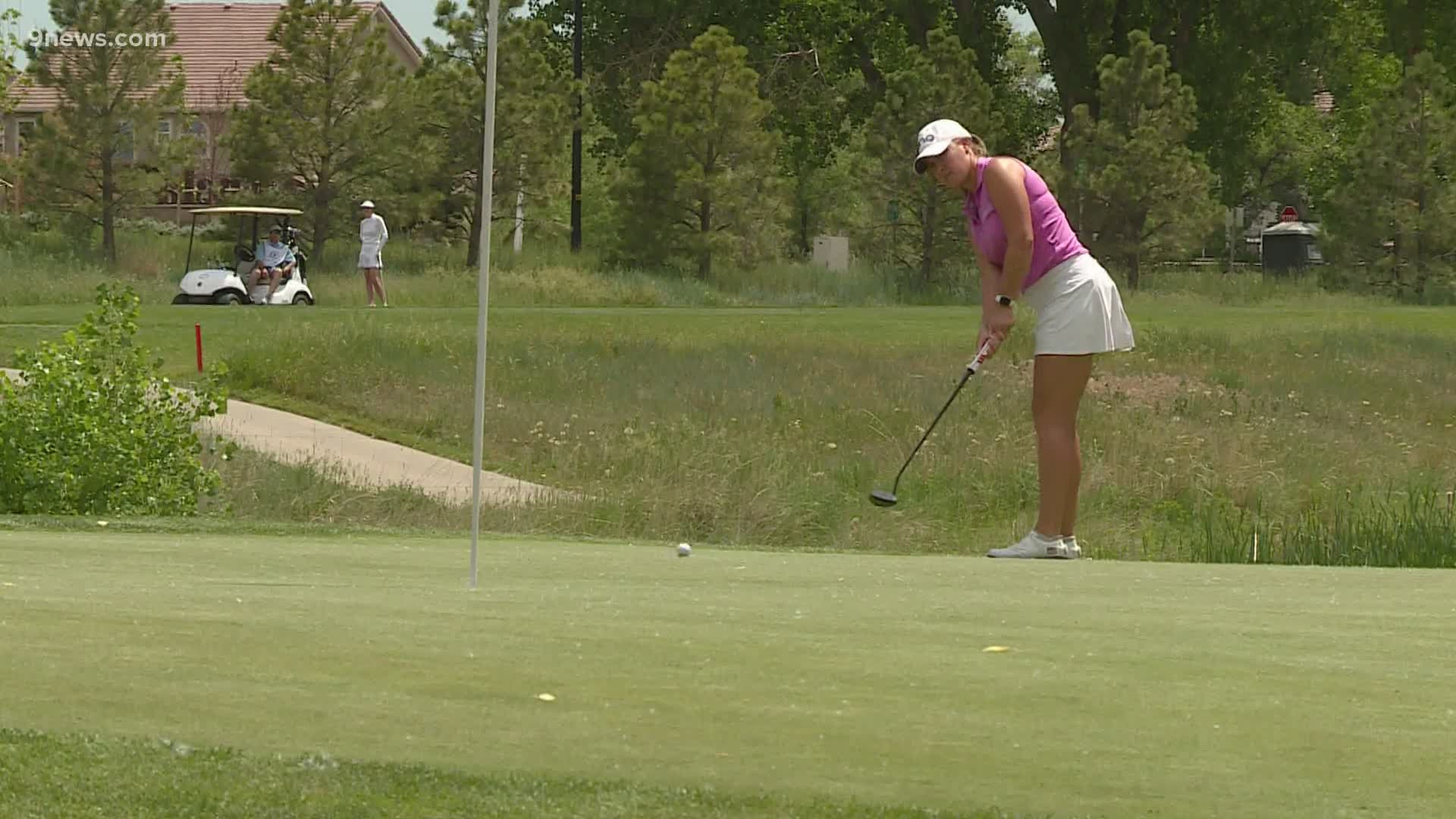 The homegrown golfer carded a 65 on Day Two of the Women's Colorado Open to lead at 12-under par.