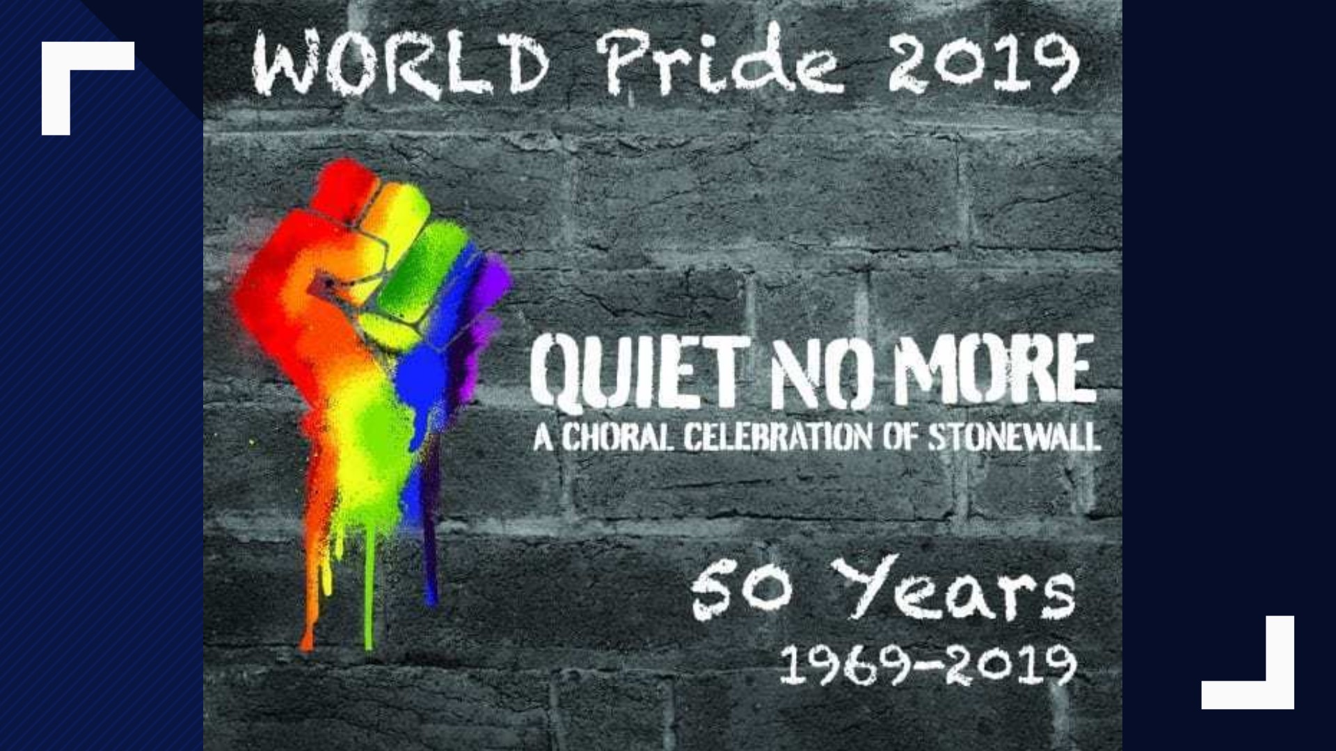 "Quiet No More: A Choral Commemoration of Stonewall" will be performed at the King Center at Auraria campus on June 7 and 8. Tickets are available at RMArts.com/DGMC for the concerts.