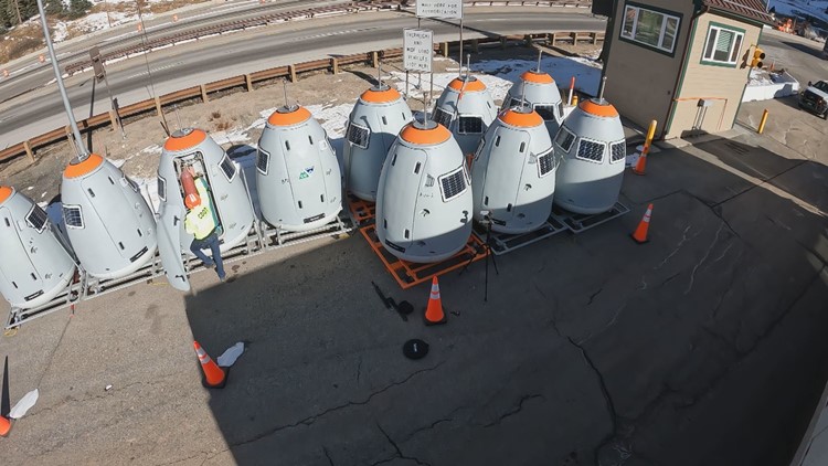 Spaceship-looking devices have important mission in Colorado's mountains