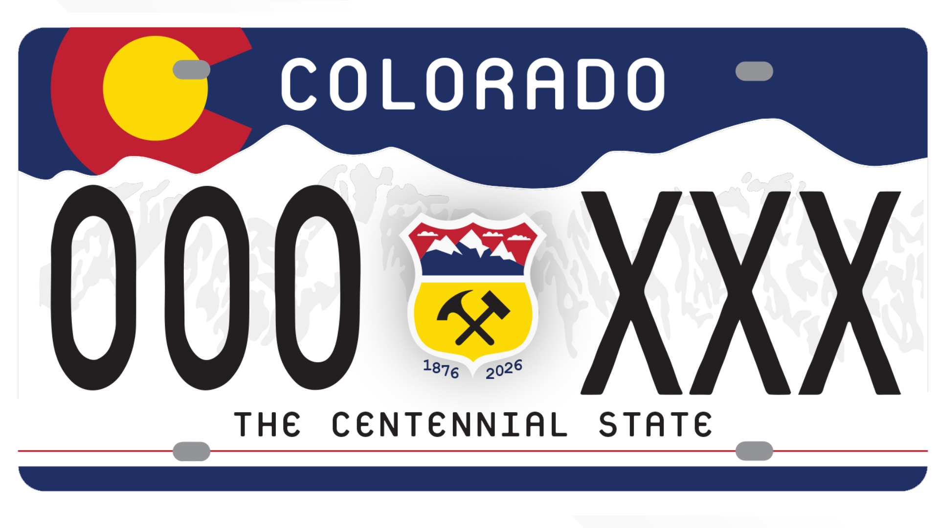 6 finalists to be 150th anniversary license plate in Colorado