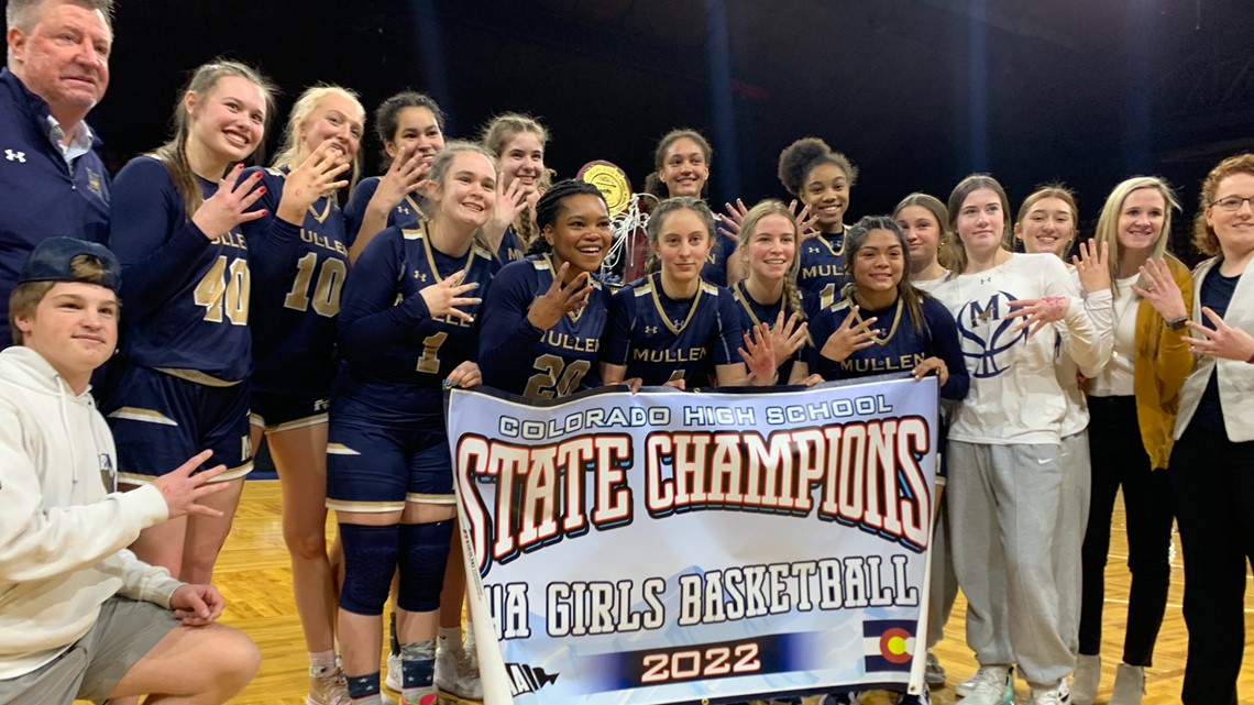 Mullen threepeats as Class 4A girls basketball state champions