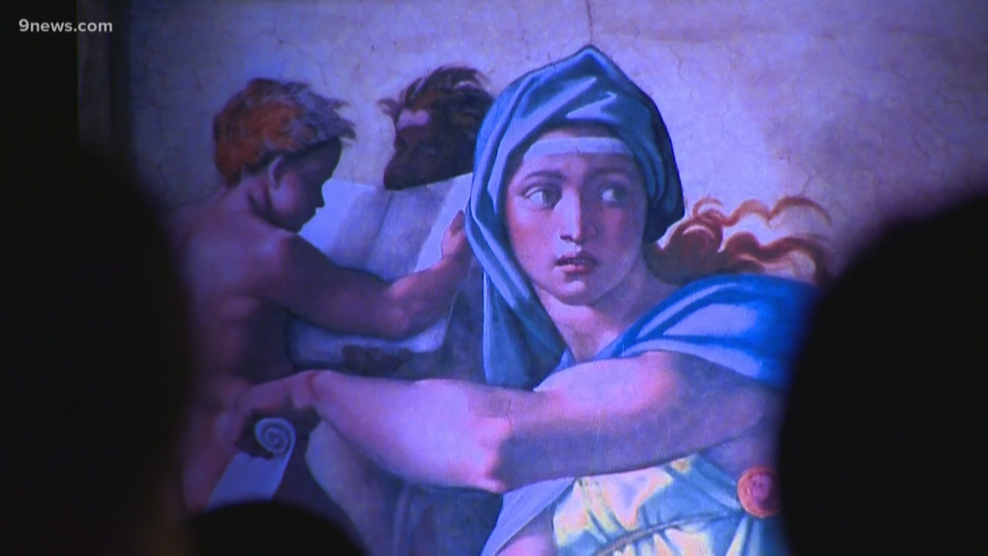 The Hangar at Stanley Market is hosting an exhibit featuring recreations of Michelangelo's Sistine Chapel frescoes.