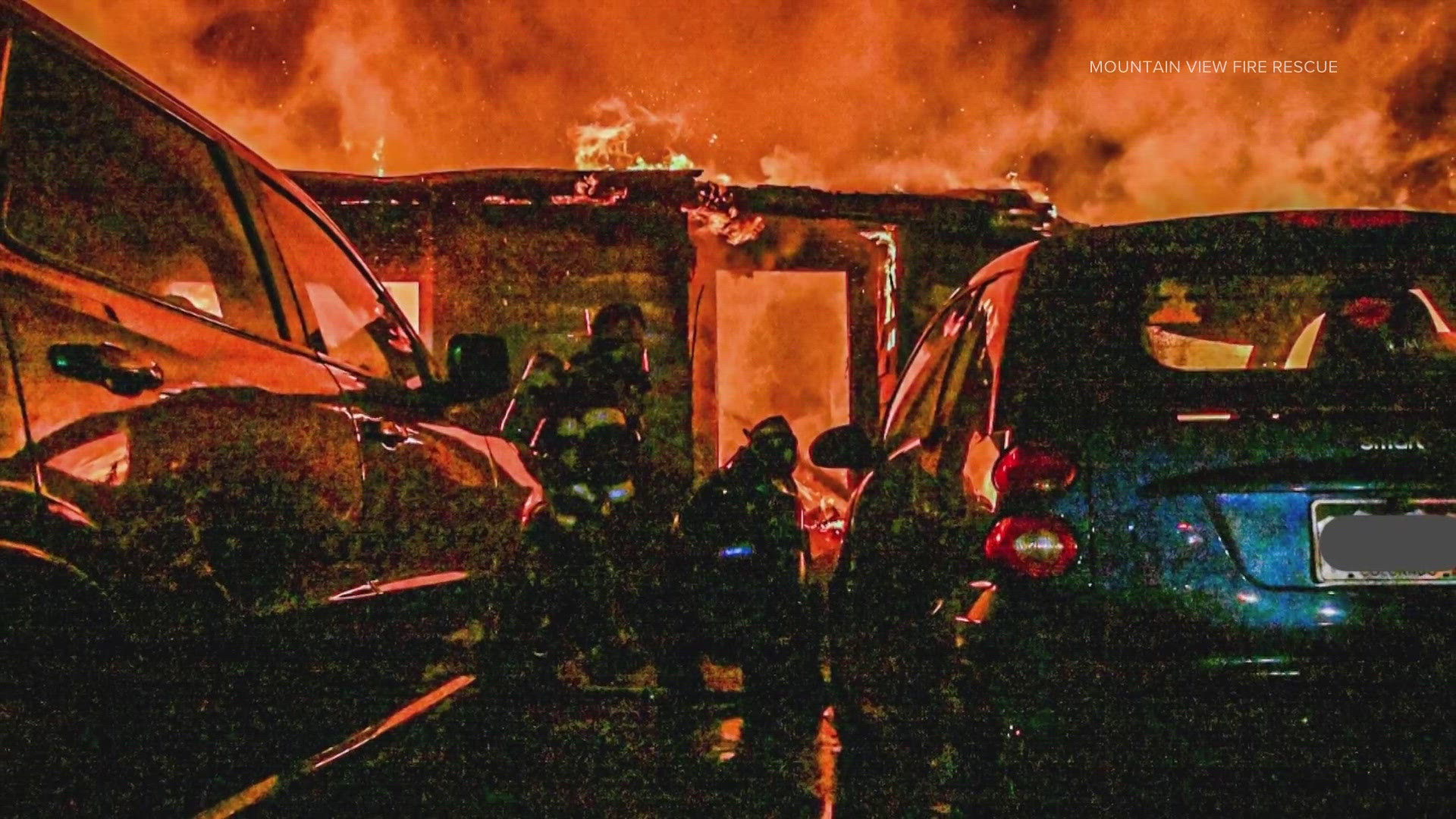 One person was injured after an early morning fire Friday at a home in Longmont.