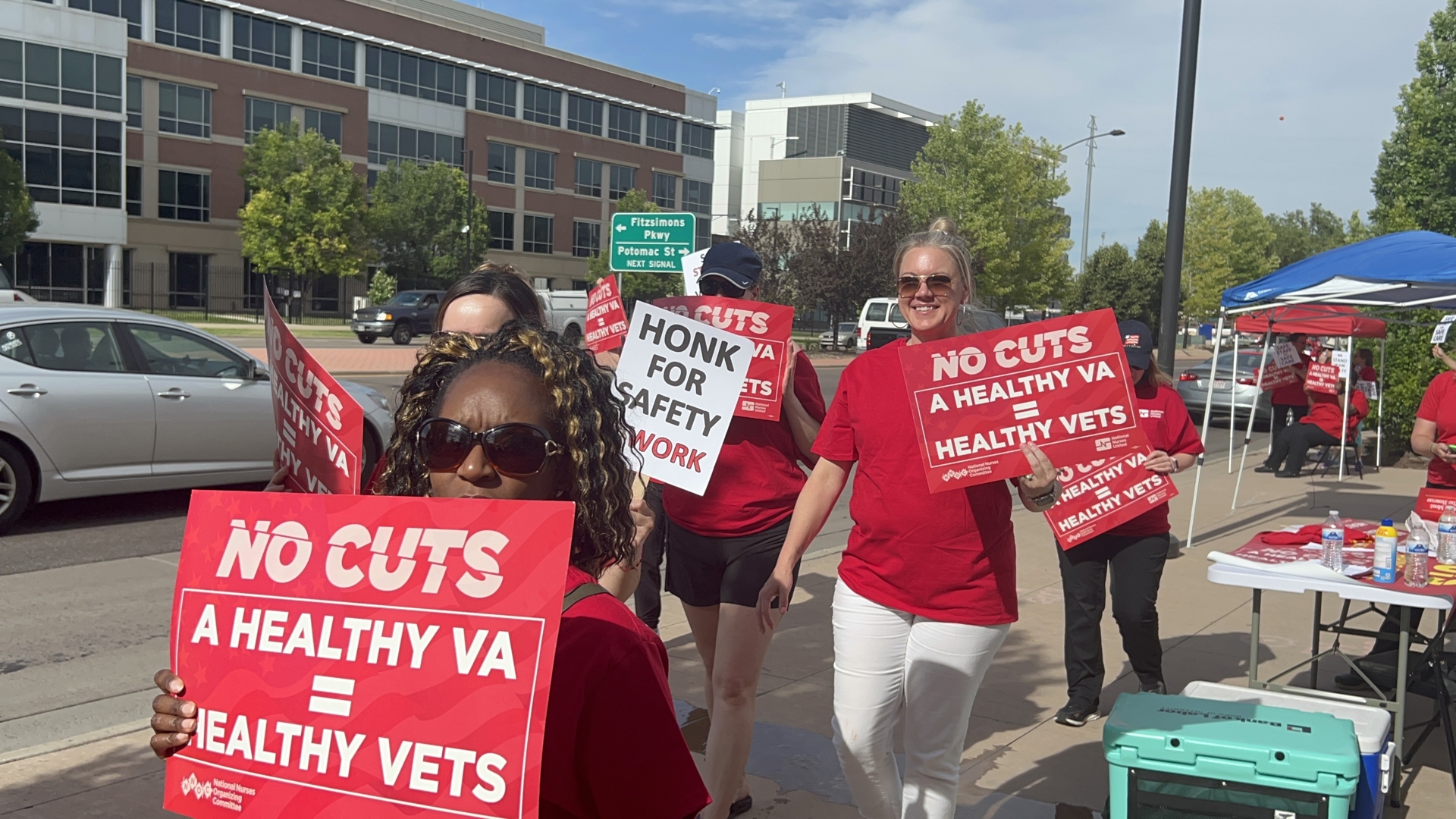 VA nurses in Colorado rally for increased staffing | 9news.com