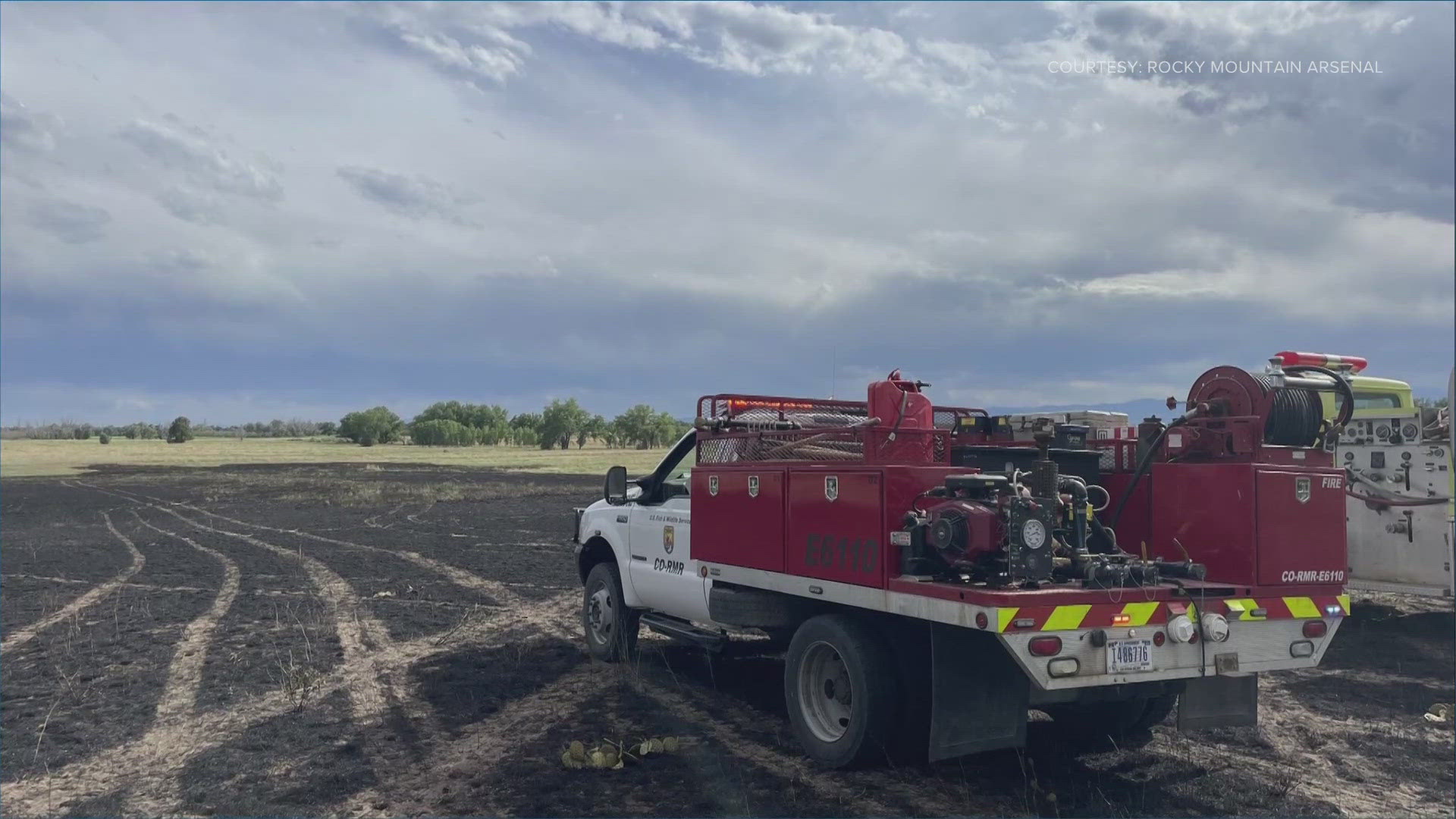 The fire at the wildlife refuge grew to about 12-15 acres before it was contained Saturday.