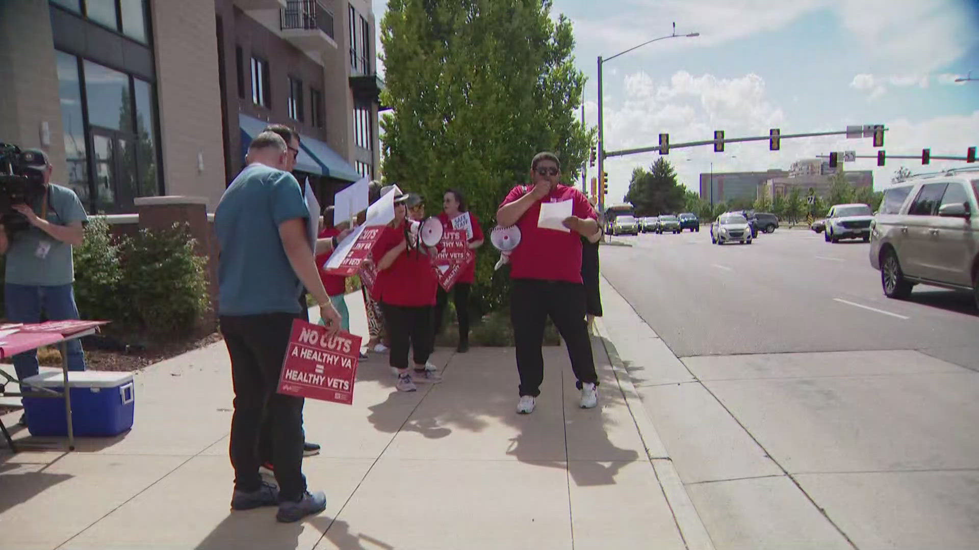 The National Nurses United union is calling for the end of a hiring freeze that they say has impacted operations since January.