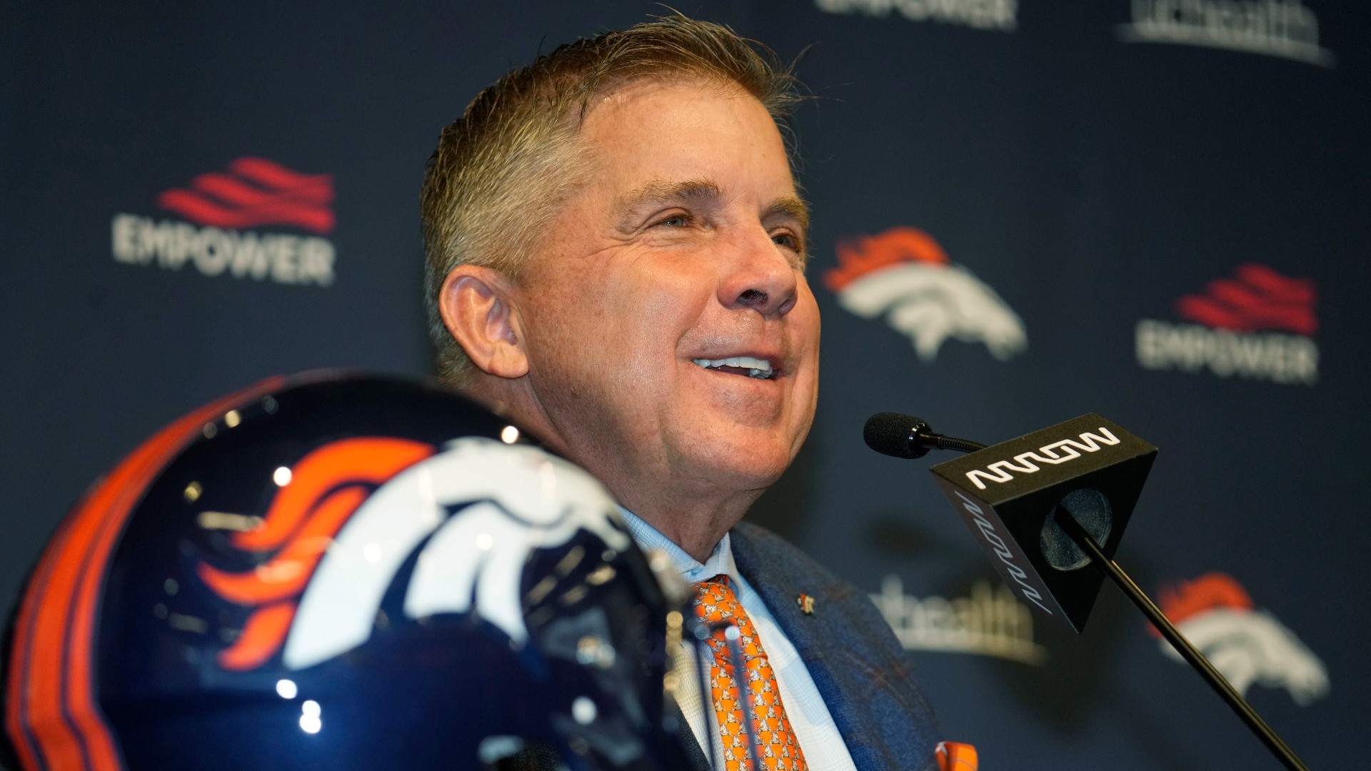 Broncos head coach Sean Payton introduced in news conference 