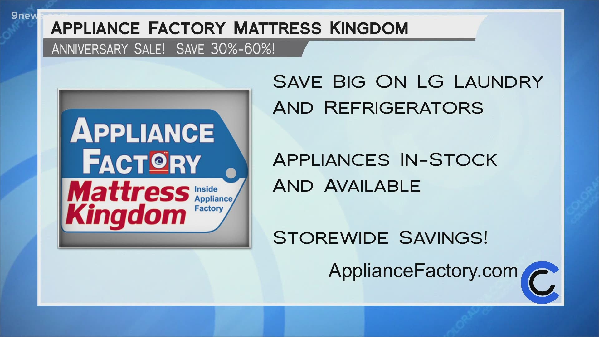 Appliance Factory and Mattress Kingdom has deals on LG Appliances for up to 60% off! Shop in store or online at ApplianceFactory.com.