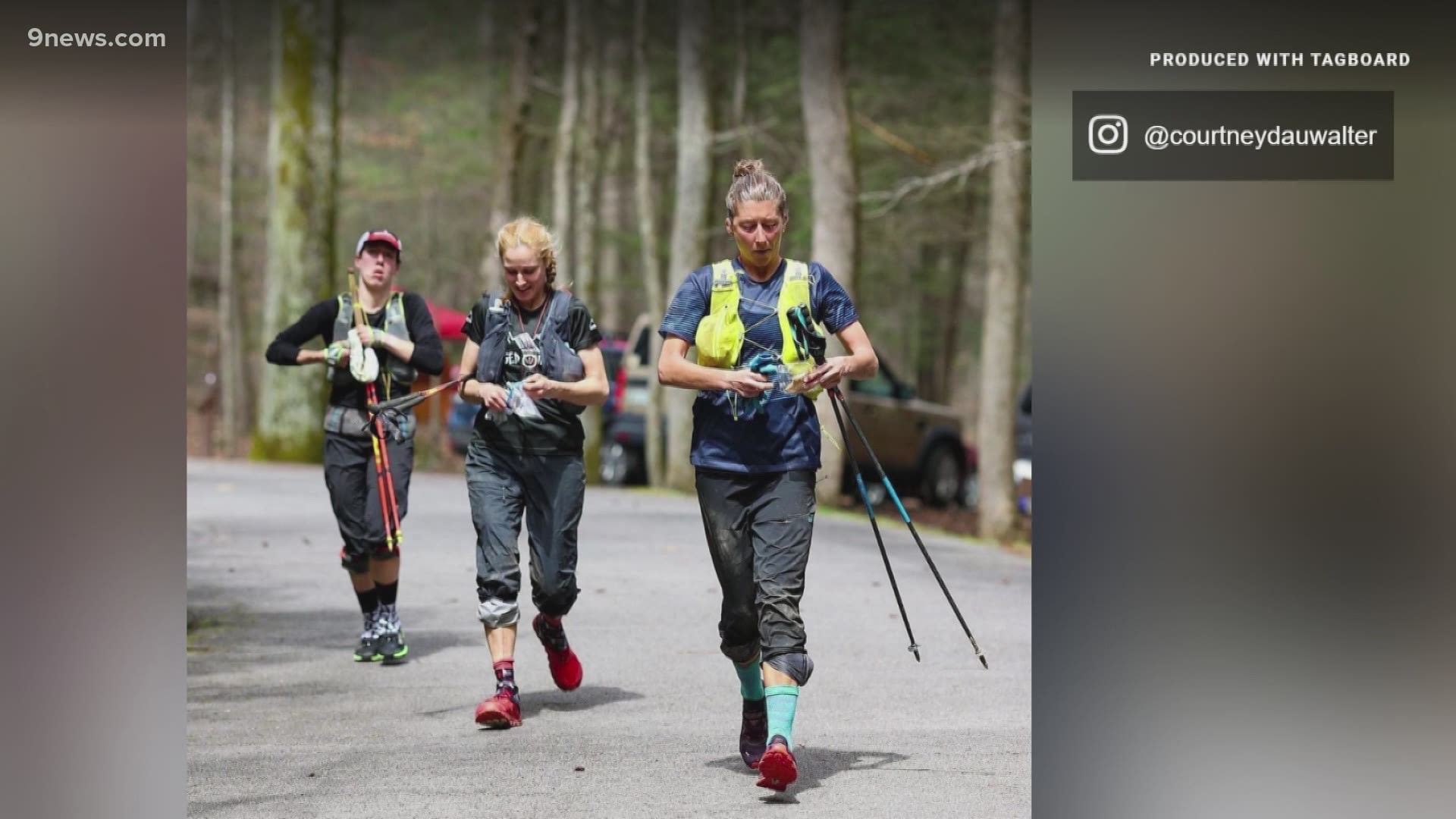 Courtney Dauwalter and Maggie Guterl finished two laps during the Barkley Marathons, which a Netflix documentary called "The Race that Eats its Young."