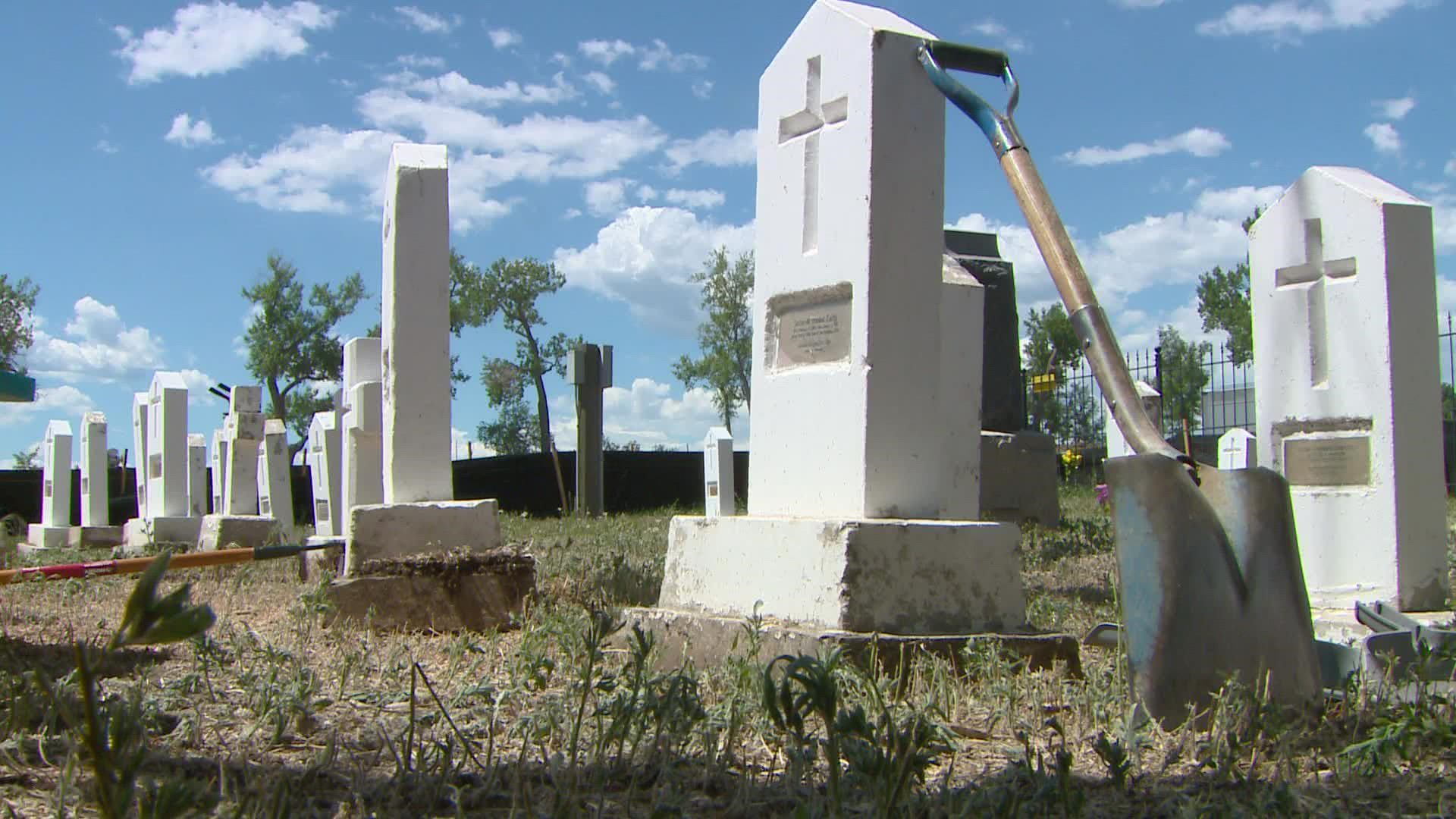 The remains of 62 nuns buried at Loretto Heights in Denver are being relocated.