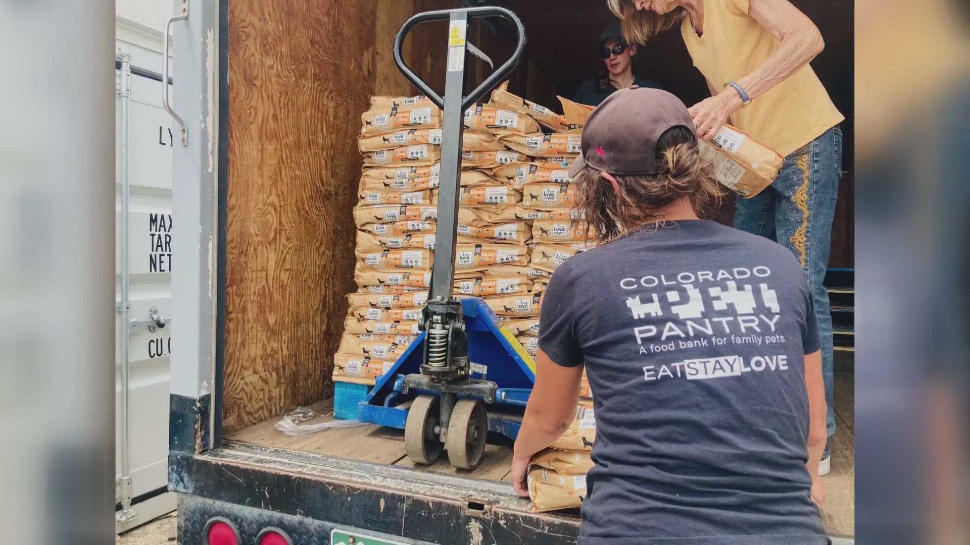 The nonprofit said the thief climbed the fence, broke into the truck and then crashed through the security gate.