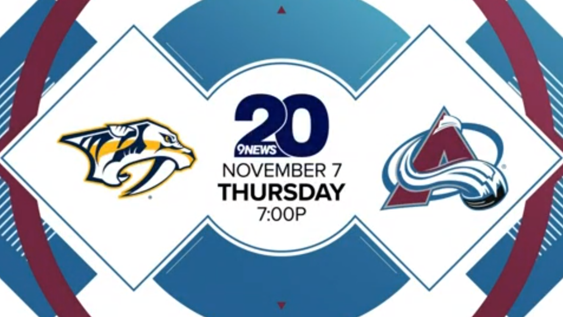 Colorado Avalanche to air Nov. 7 game on KTVD Channel 20