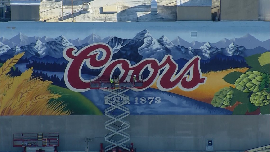 Coors Brewery Creates Mural In Celebration Of 150 Years In Golden ...