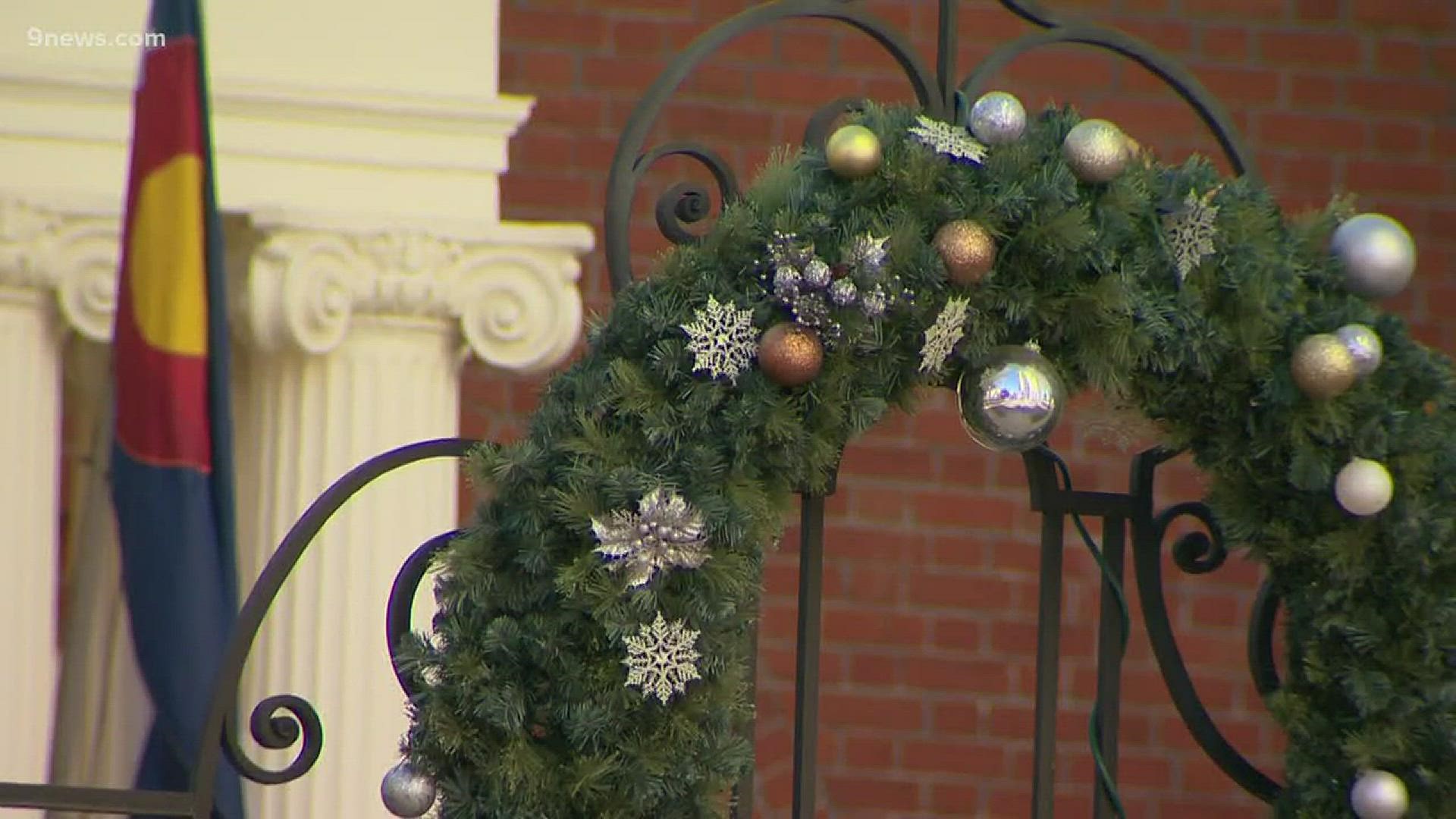 This year there's a 'decades of design' theme and each room honors a different time and place in Colorado history with its holiday decorations.