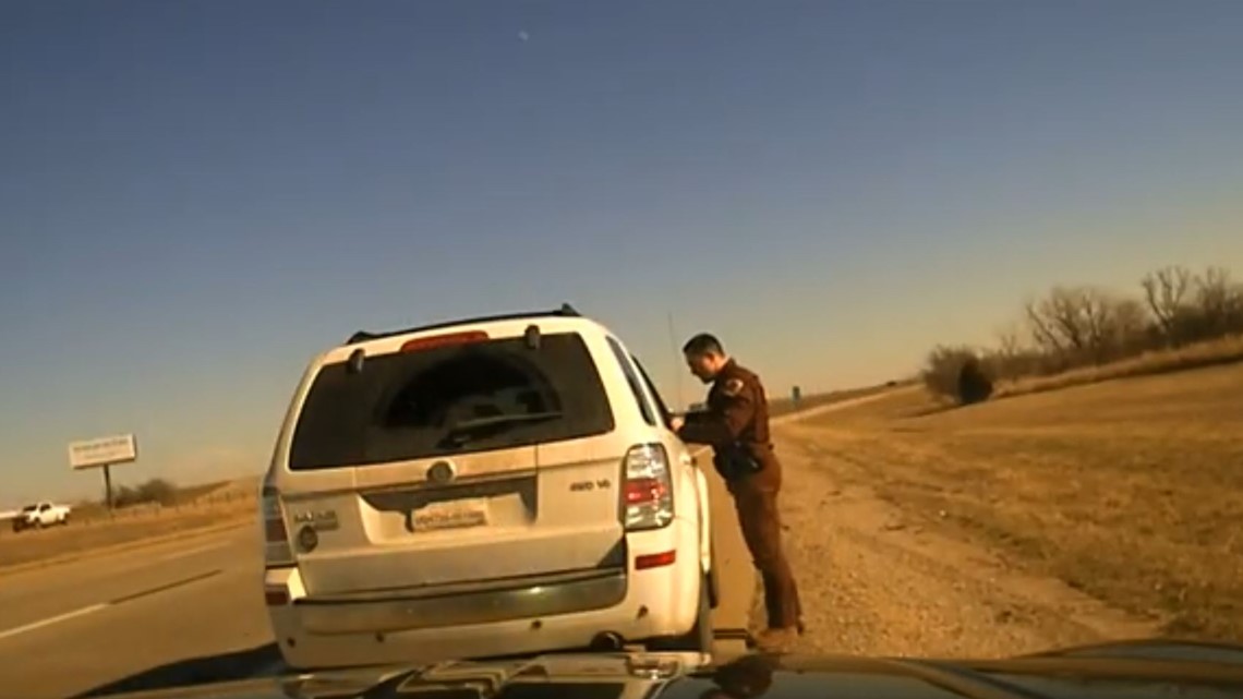 Video Captures Car Crashing Into Oklahoma State Trooper And Car | 9news.com