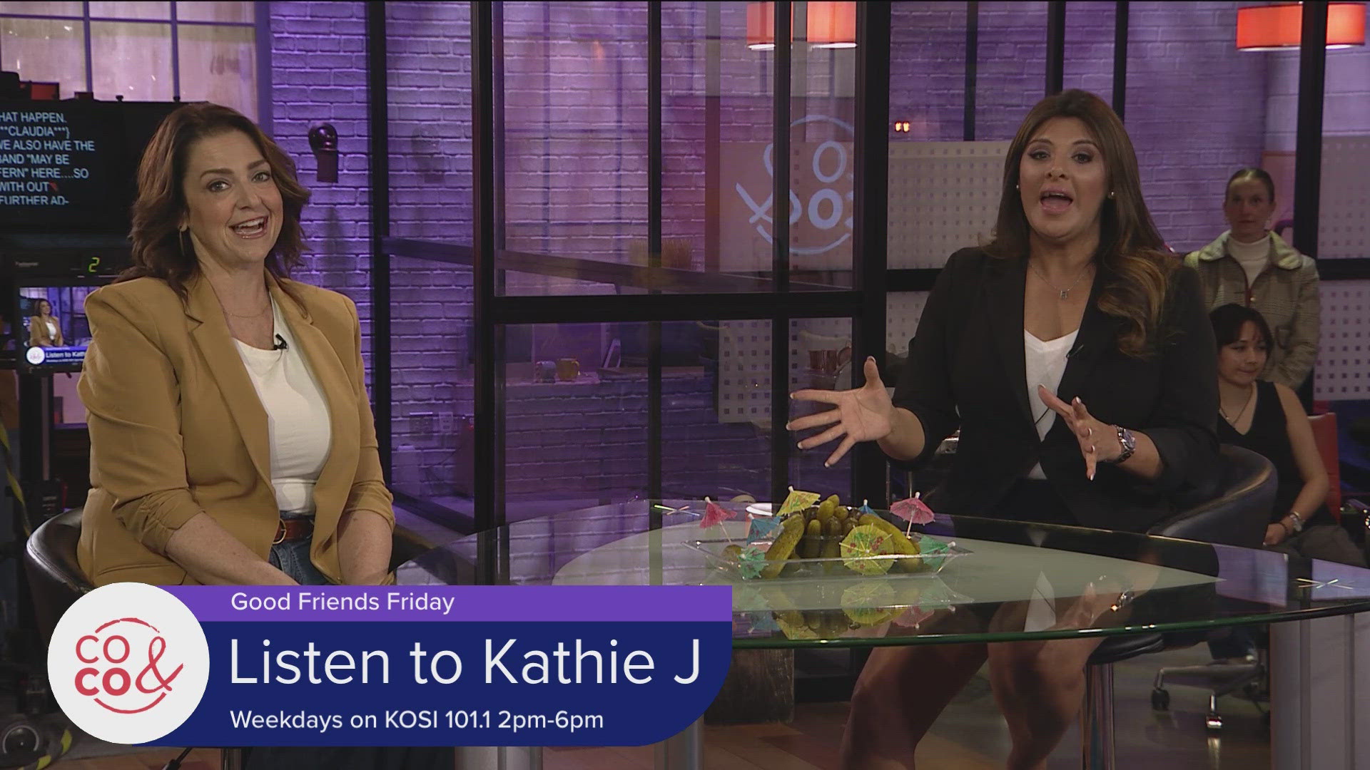 Listen to Kathie J on KOSI 101.1 weekdays from 2-6pm.
