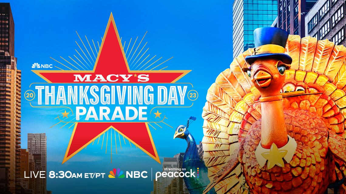 NBC Thanksgiving Day TV schedule for Thursday, Nov. 23, 2023