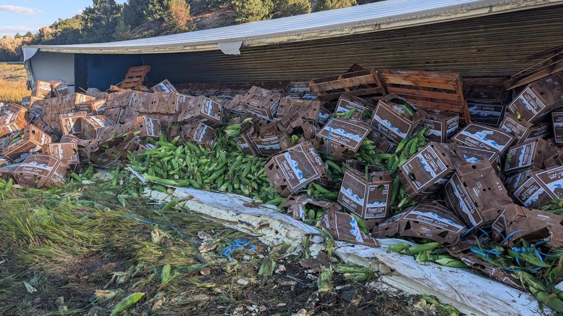 Custer County offers free corn after truck spill