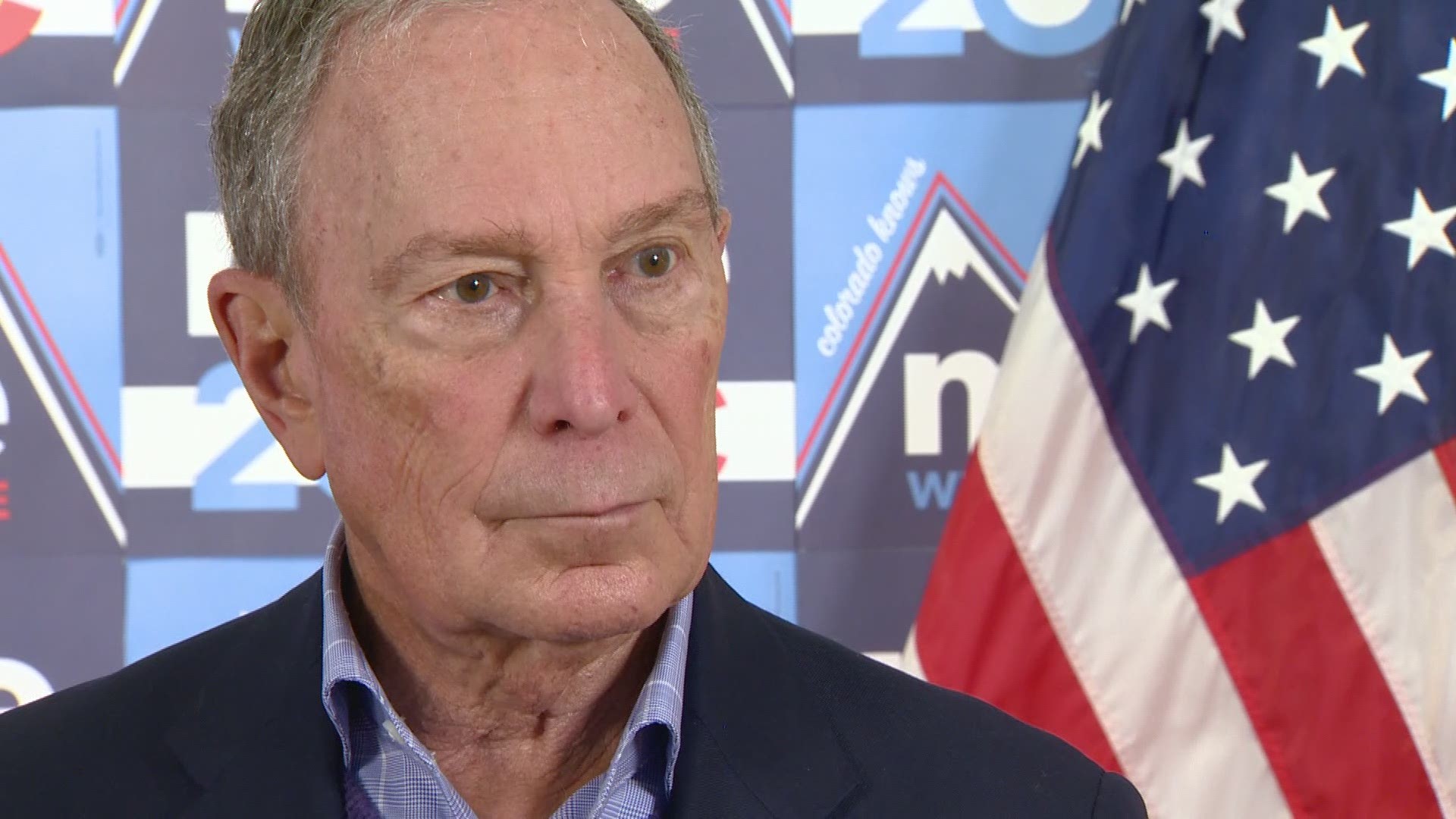 Bloomberg opened a campaign office in Denver Saturday.