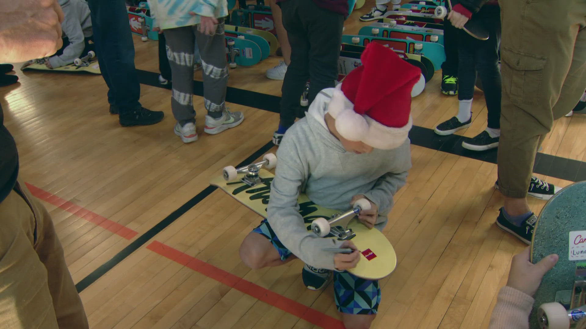 Square State Skate donated to the entire 4th and 5th grade students at Escuela Bilingue Pioneer Elementary School in Lafayette, Colorado.