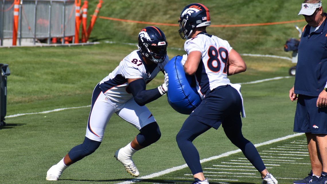 Noah Fant, Broncos tight end, on second season amid high expectations