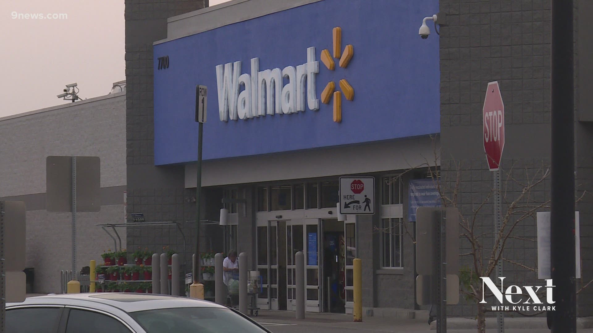The Walmart at Wadsworth and Quincy and the T.J. Maxx at Wadsworth and Belleview are two stores that are charging customers the 10-cent Denver bag fee.