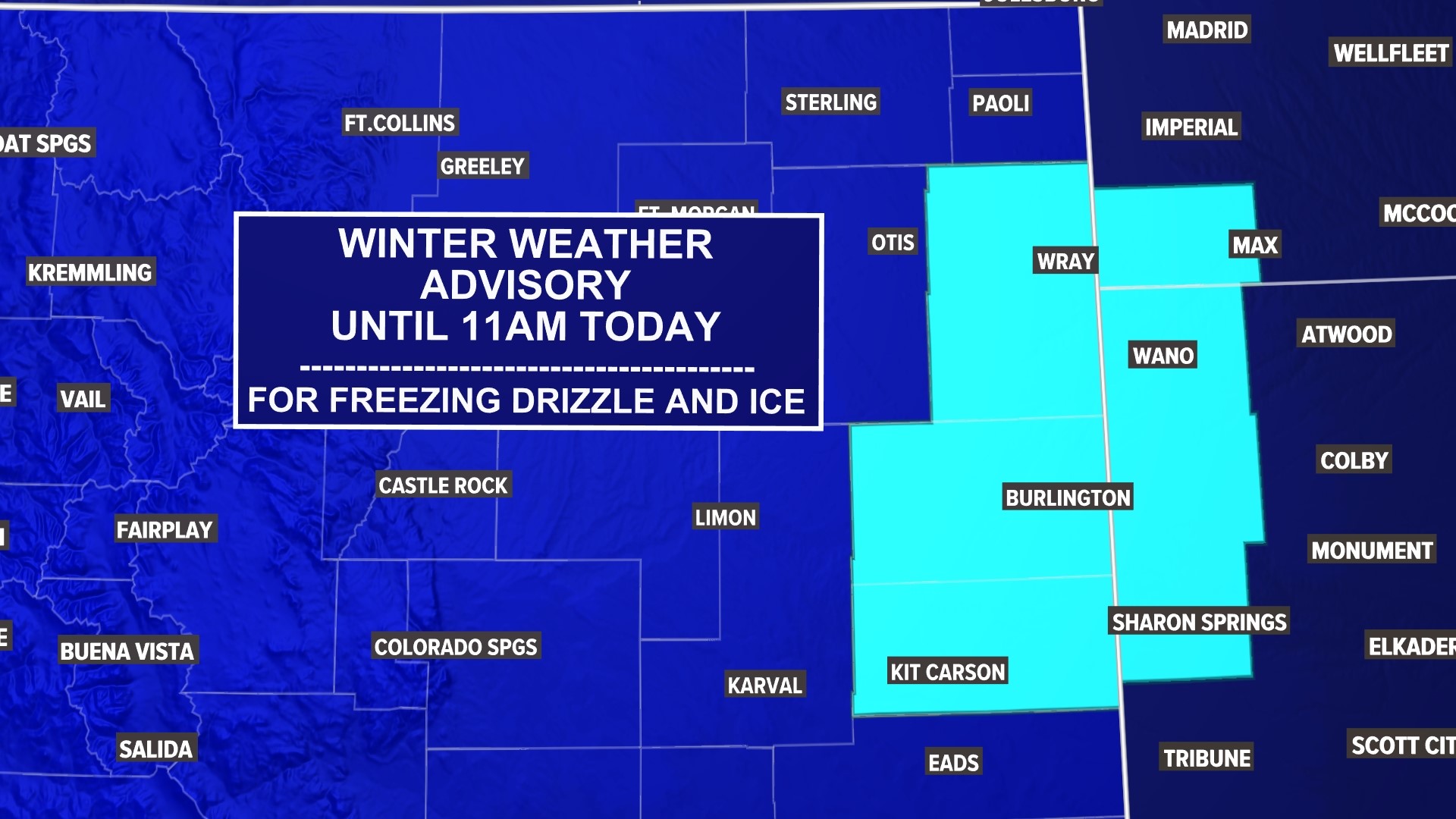 Freezing frizzle, fog in Colorado as colder weather arrives | 9news.com