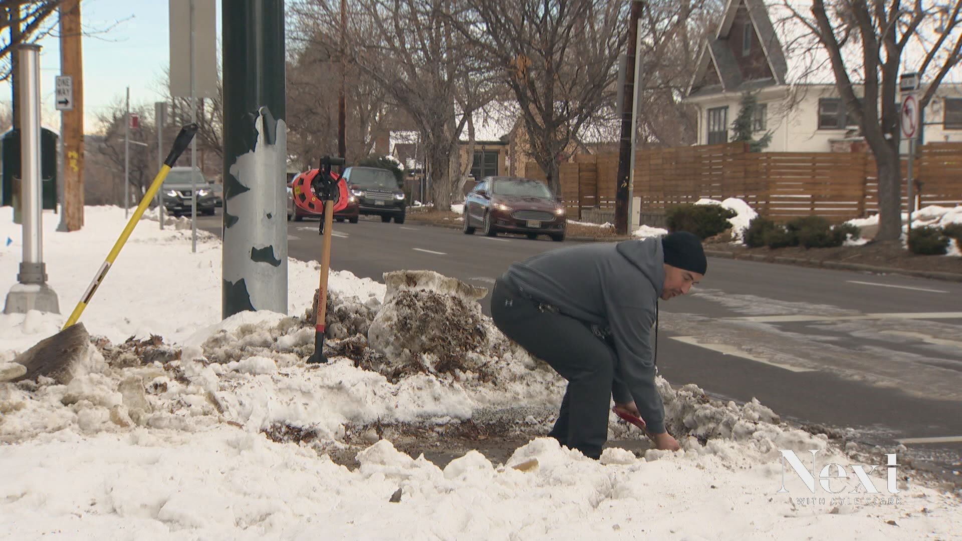 After a week of mess in Denver, it's come to citizen snow removal
