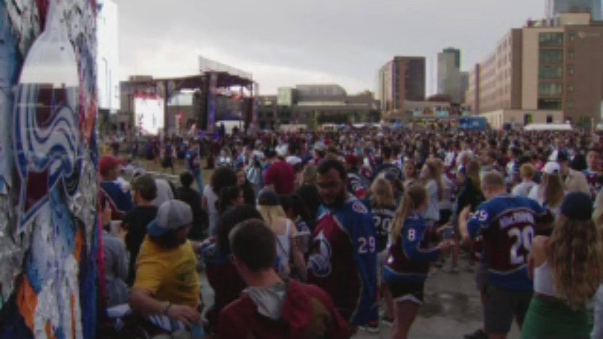 Game 5 of the Stanley Cup and Avalanche fans packed out Tivoli Quad hoping for a final win on Friday night.