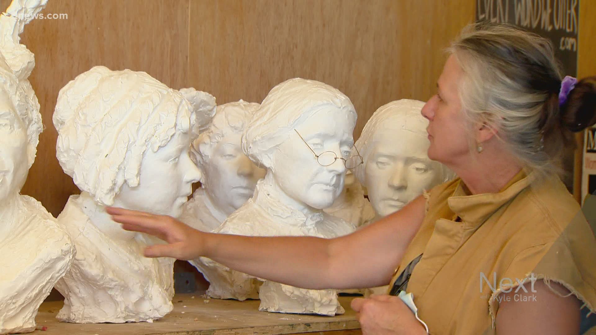 Jane DeDecker's sculpture would celebrate generations of women, including Black and Chinese women who fought for the right to vote.