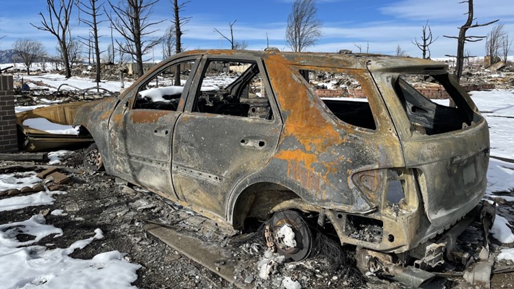 Tow trucks begin removing more than 1,300 vehicles destroyed in the Marshall Fire