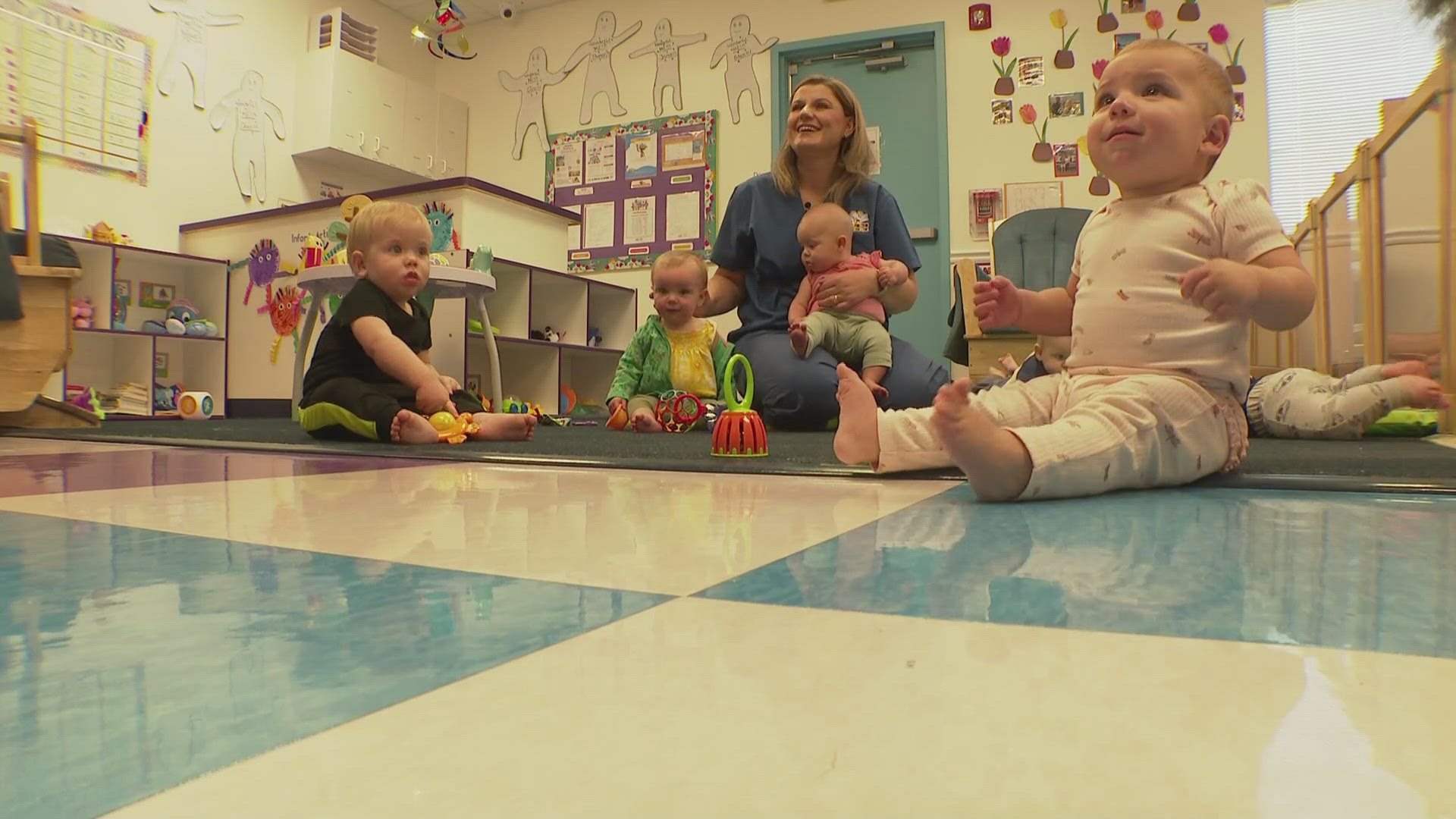 Babies already have a unique way of expressing themselves without words but one Westminster day care is looking to expand that.