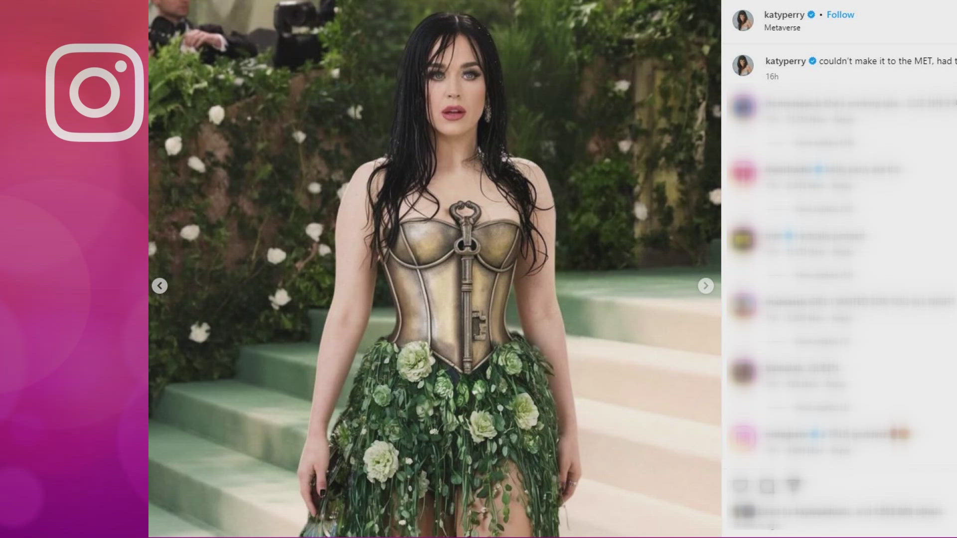 Katy Perry "appeared" in some of the pictures at the Met Gala — but she wasn't even there!