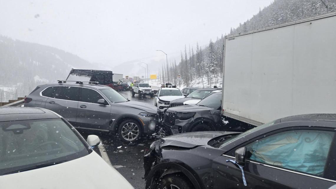 Pileup of about 70 vehicles on Interstate 70 sends 8 to the hospital