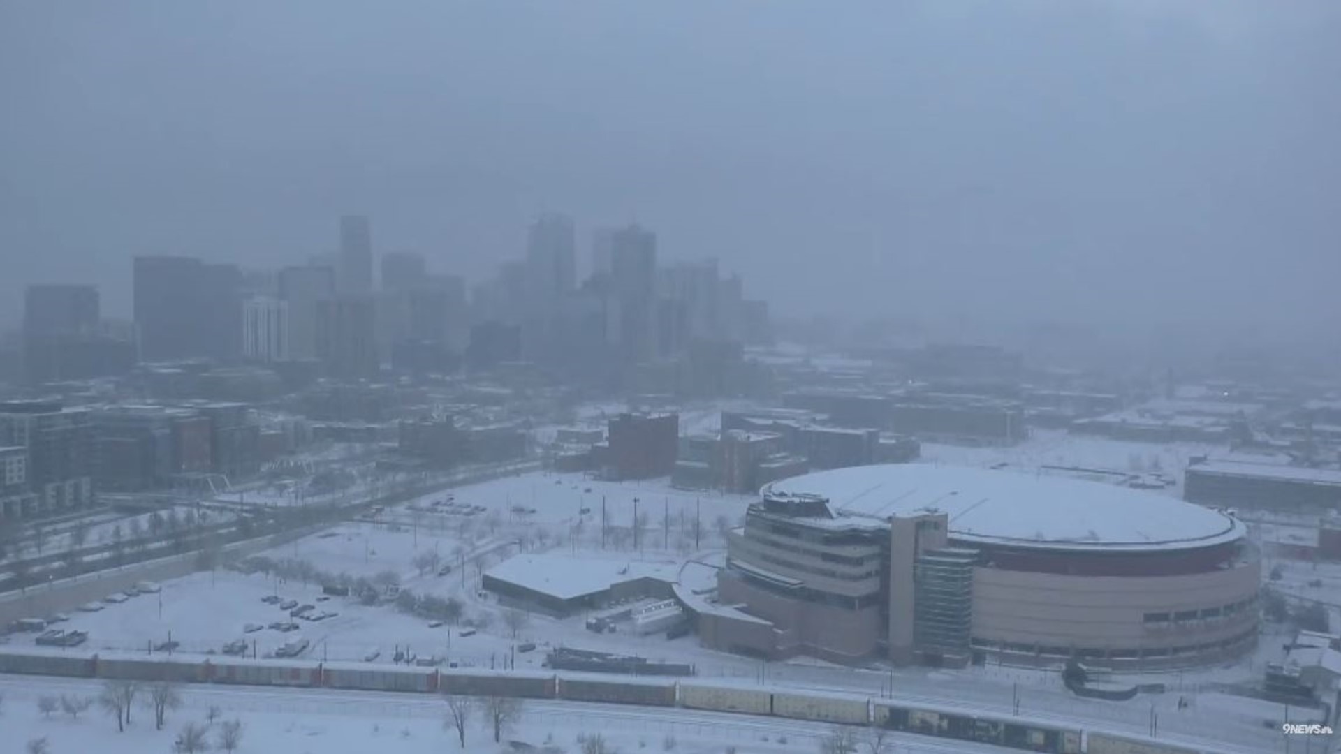 A massive winter storm moving through Colorado forced the cancellation at the Denver arena Thursday.