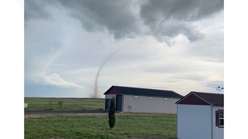 Landspout tornado spotted in Weld County as storms hit Front Range